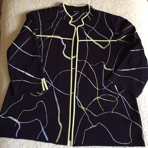 NWOT.Misook embroidered jacket